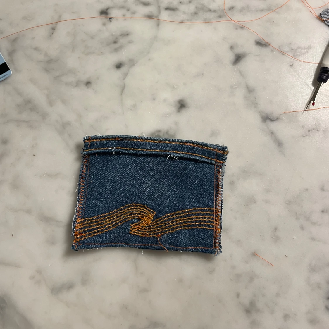 Handgjord nudie plånbok - 2