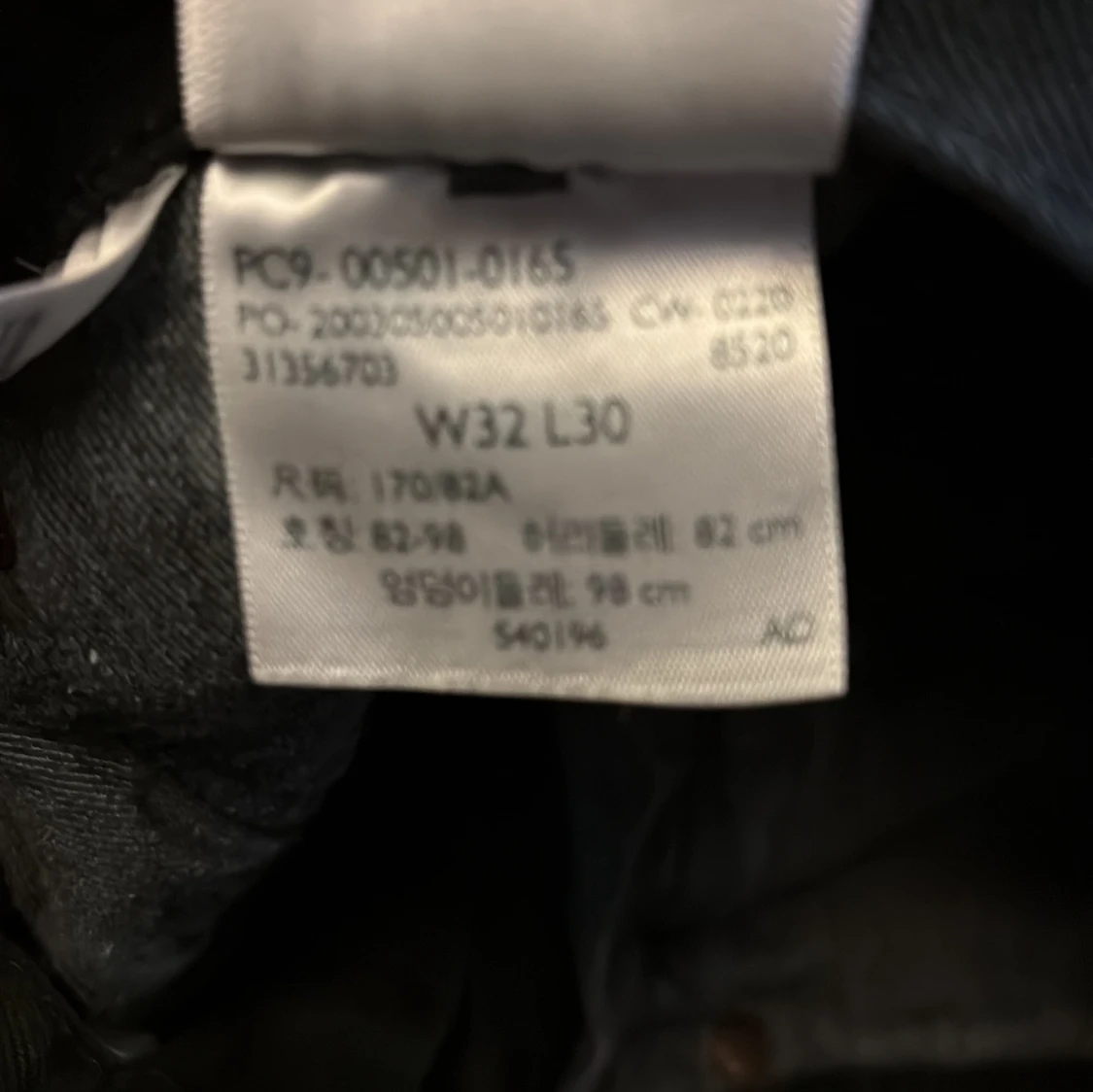 Svarta Levi's 501 jeans W32 L30 - 3