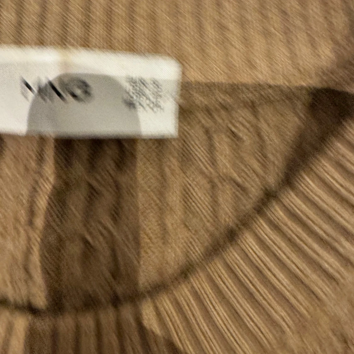 Kamelfärgad kabelstickad tröja  - 2