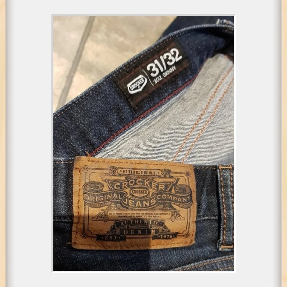 Mörkblå Crocker jeans 31/32 - 2