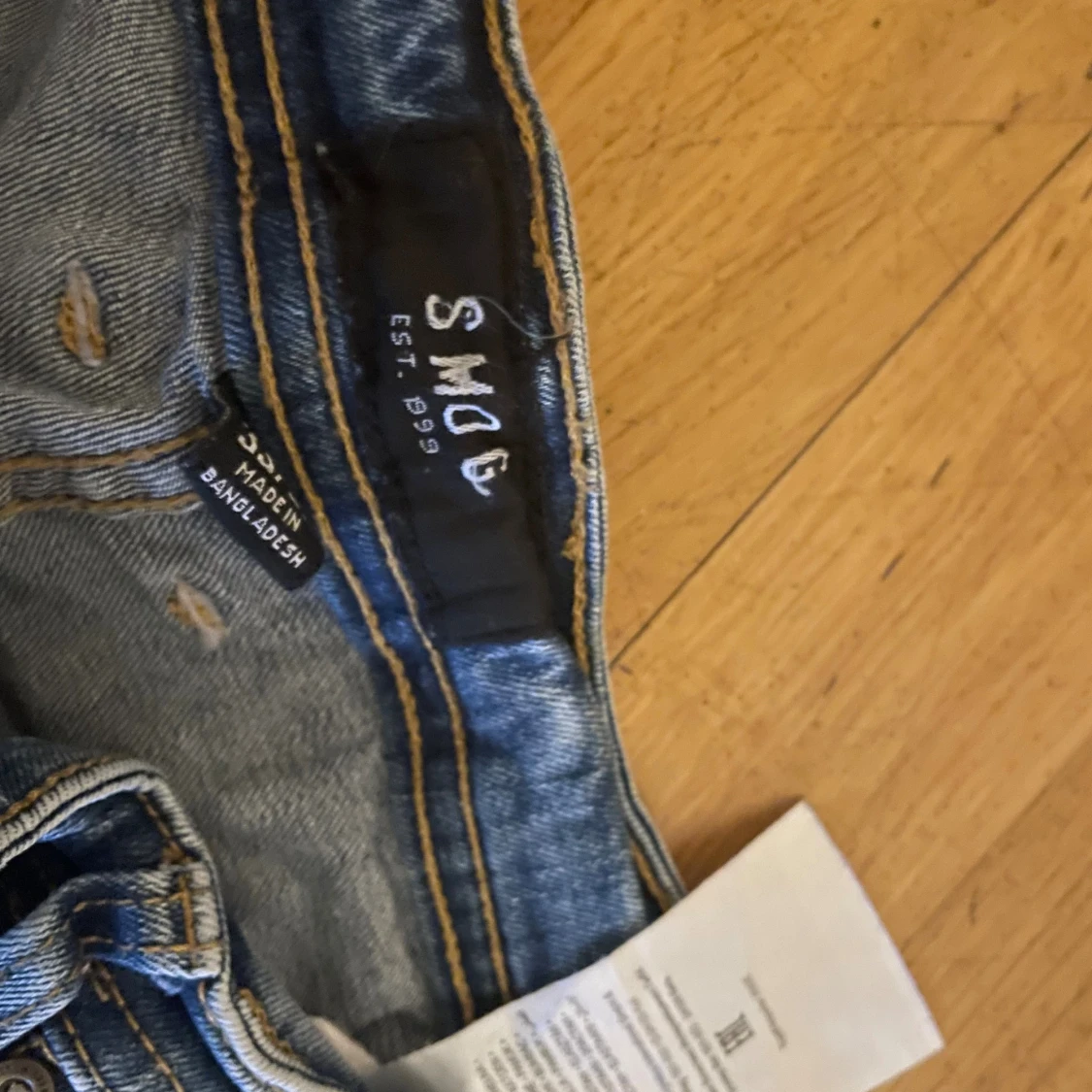 Blå cargopants från SMOG - 3