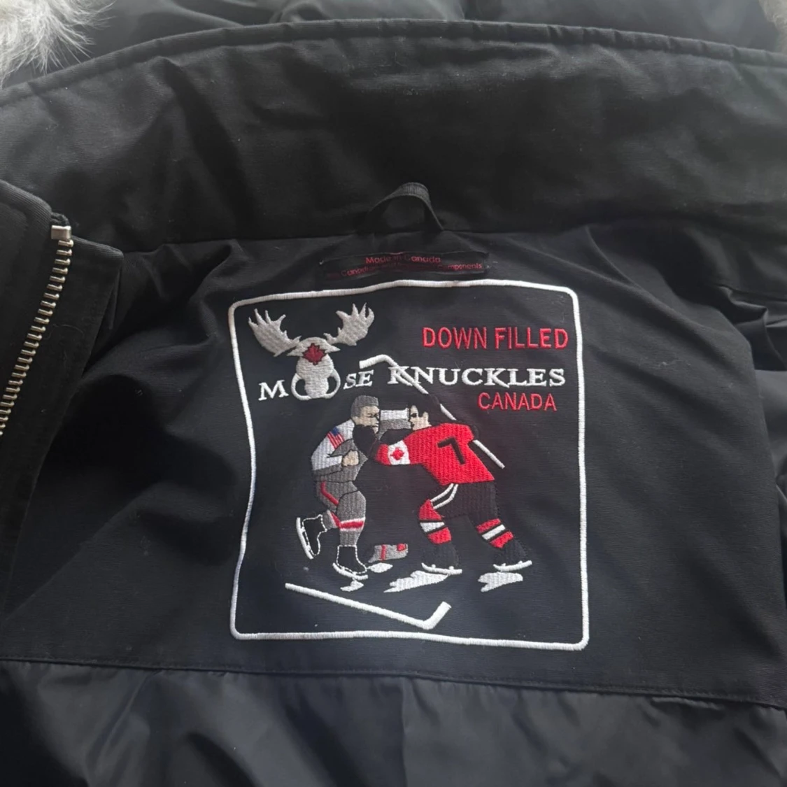 Svart dunjacka Moose Knuckles - 3