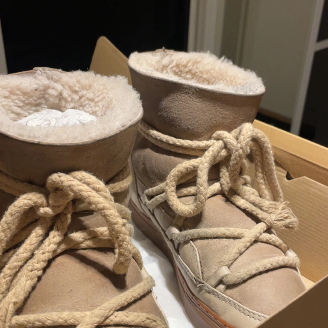 Beige Inuikii boots - 1