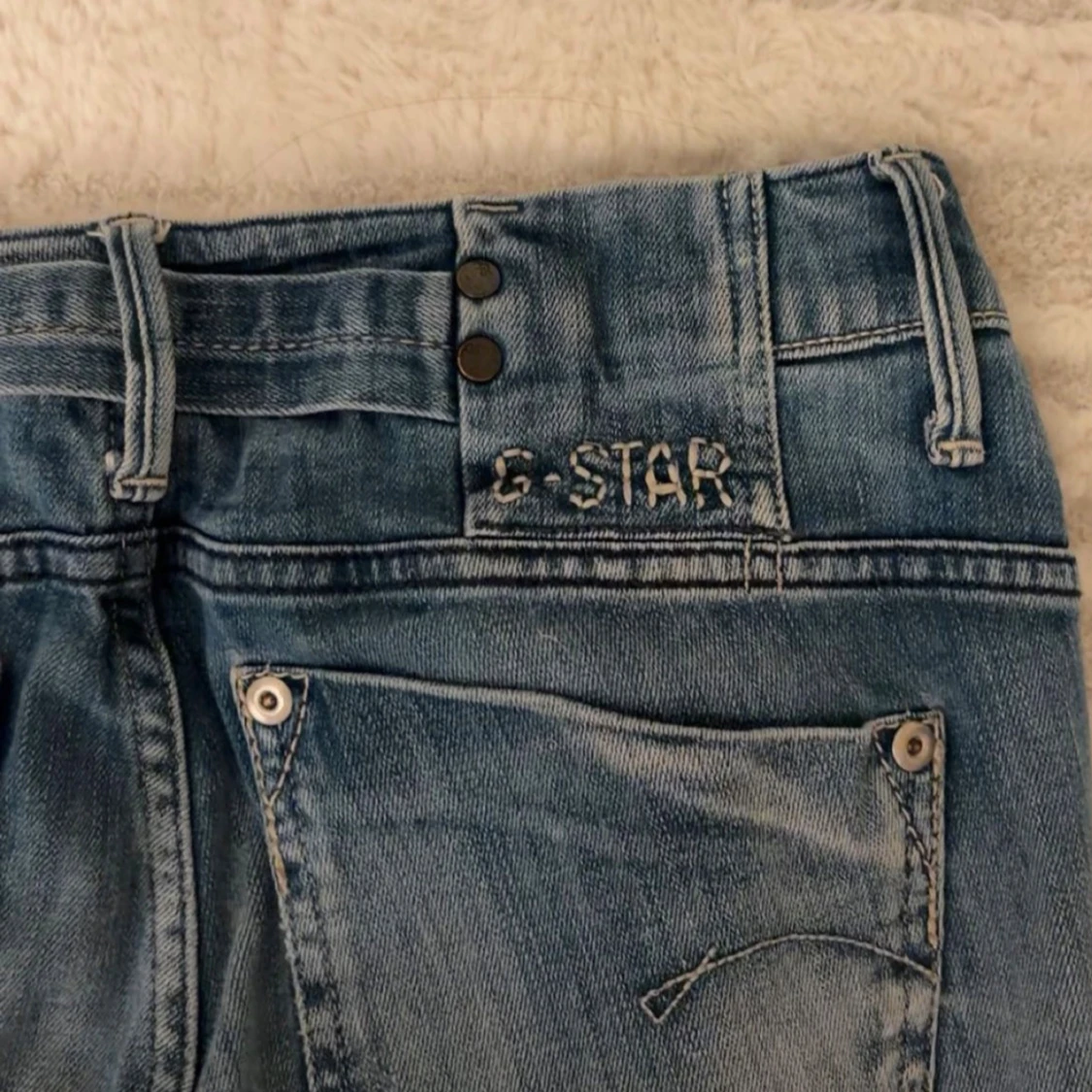 Blå bootcut jeans från G-Star - 2