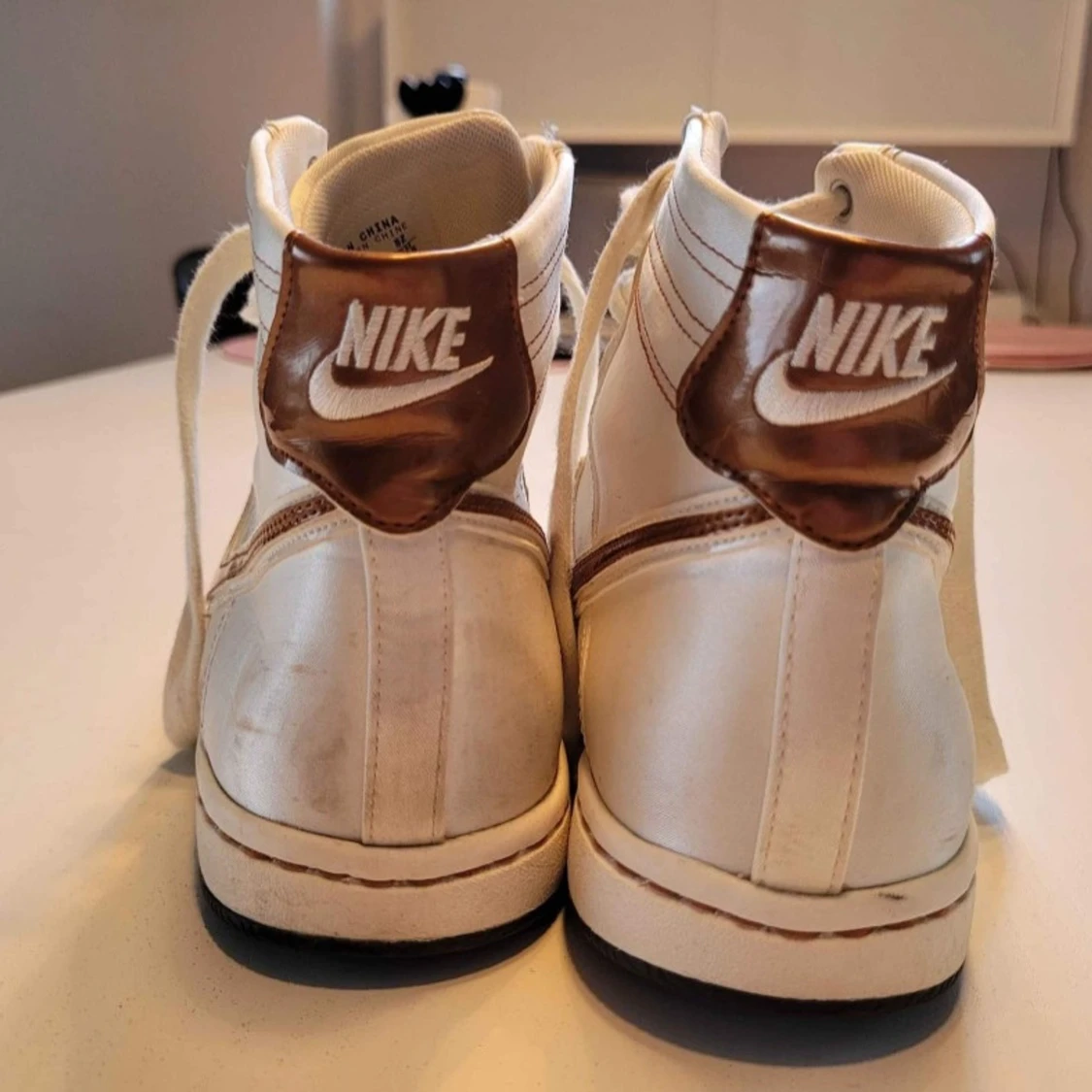 Nike Air Force 1 High vit/brun - 3