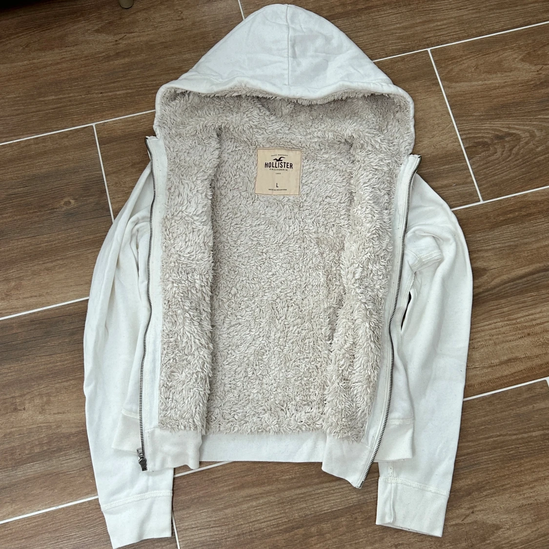 Hollister zip med foder - 4