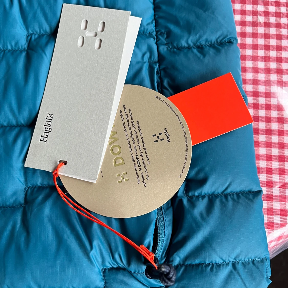 Blå dunjacka Haglöfs W ROC Flash - 2