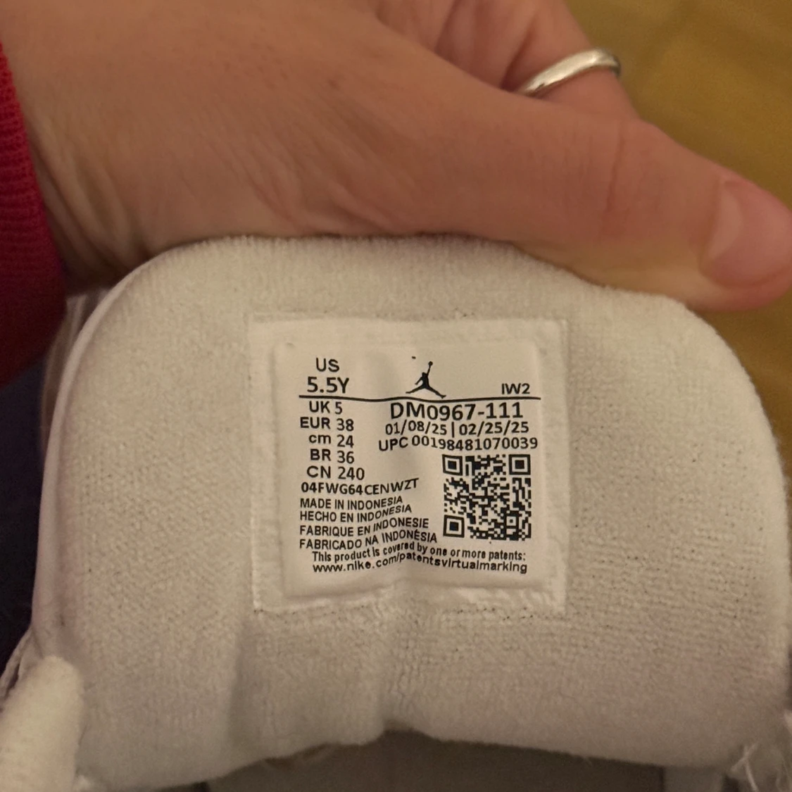 Nike Air Jordan 3 Retro Vit/beige - 6