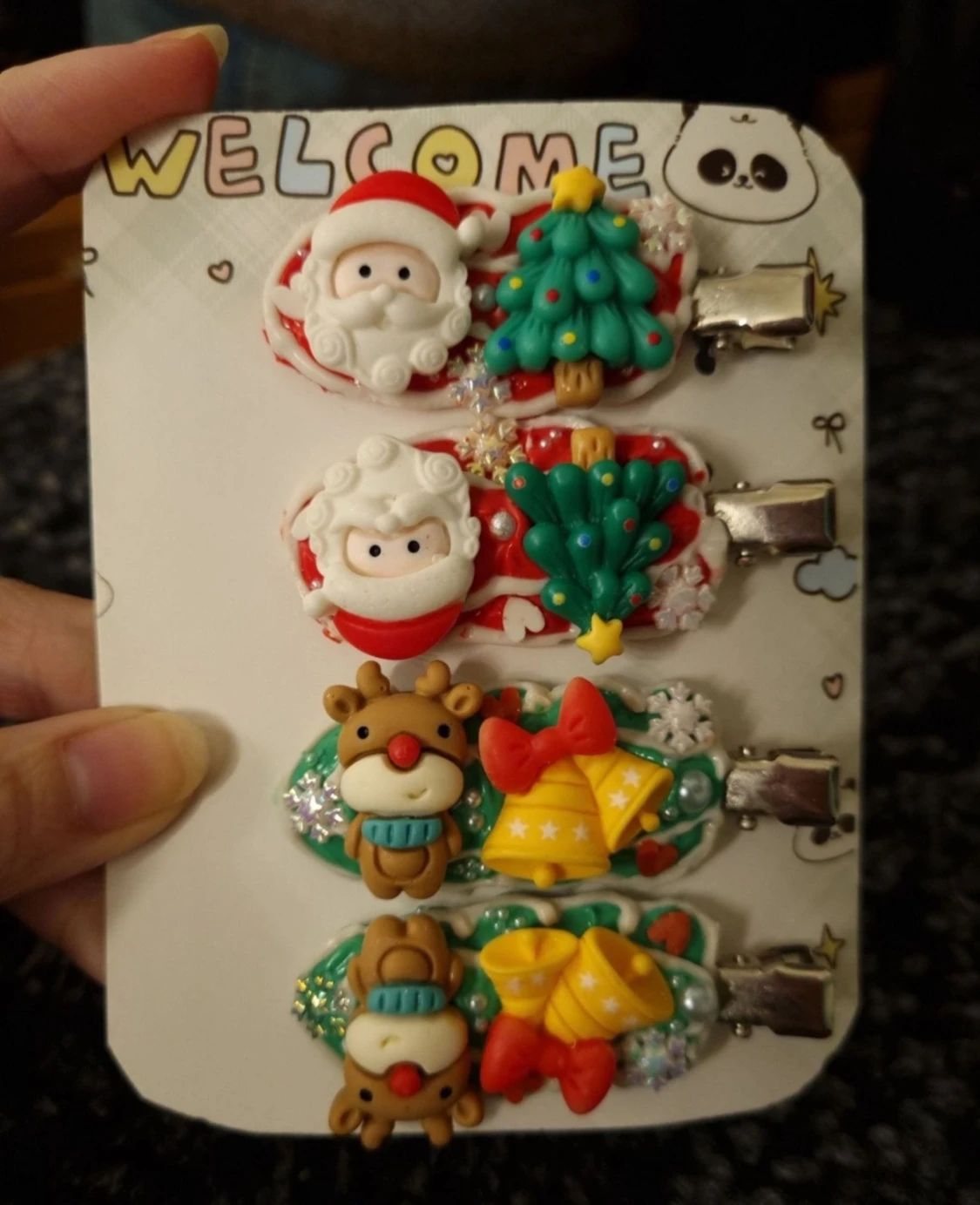 Christmas Hair Clips  - 2