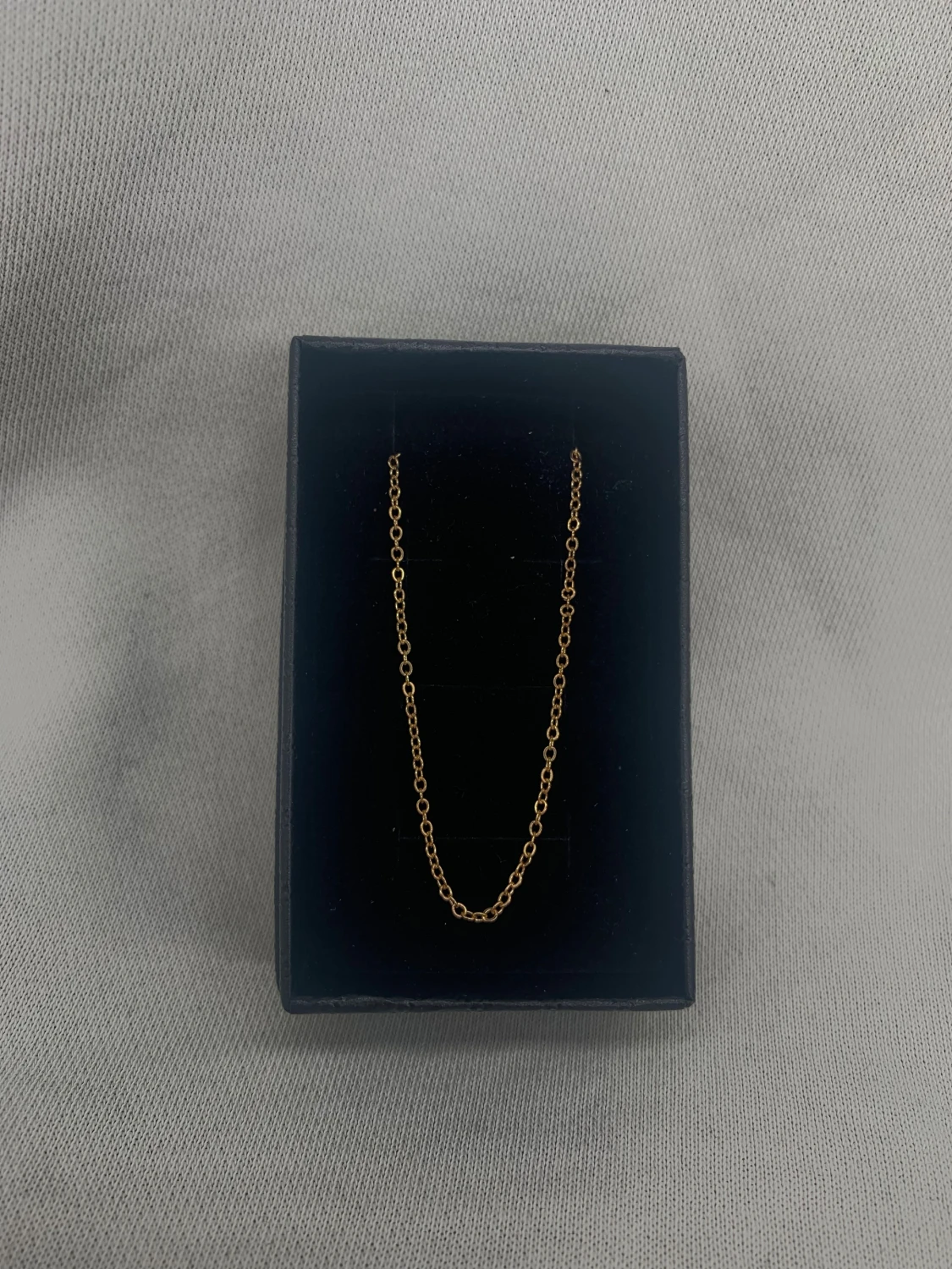 Guldpläterad kedja - 57,5 cm (2mm) - 5