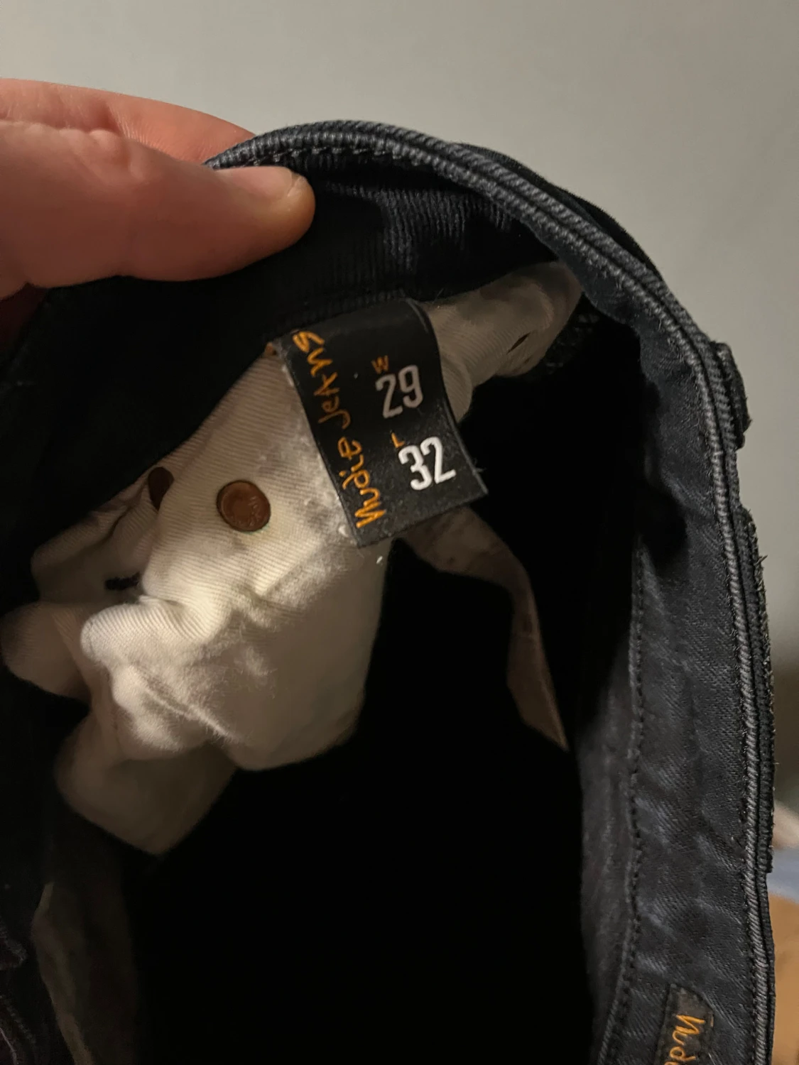 Svarta Nudie Jeans Skinny 29/32 - 1