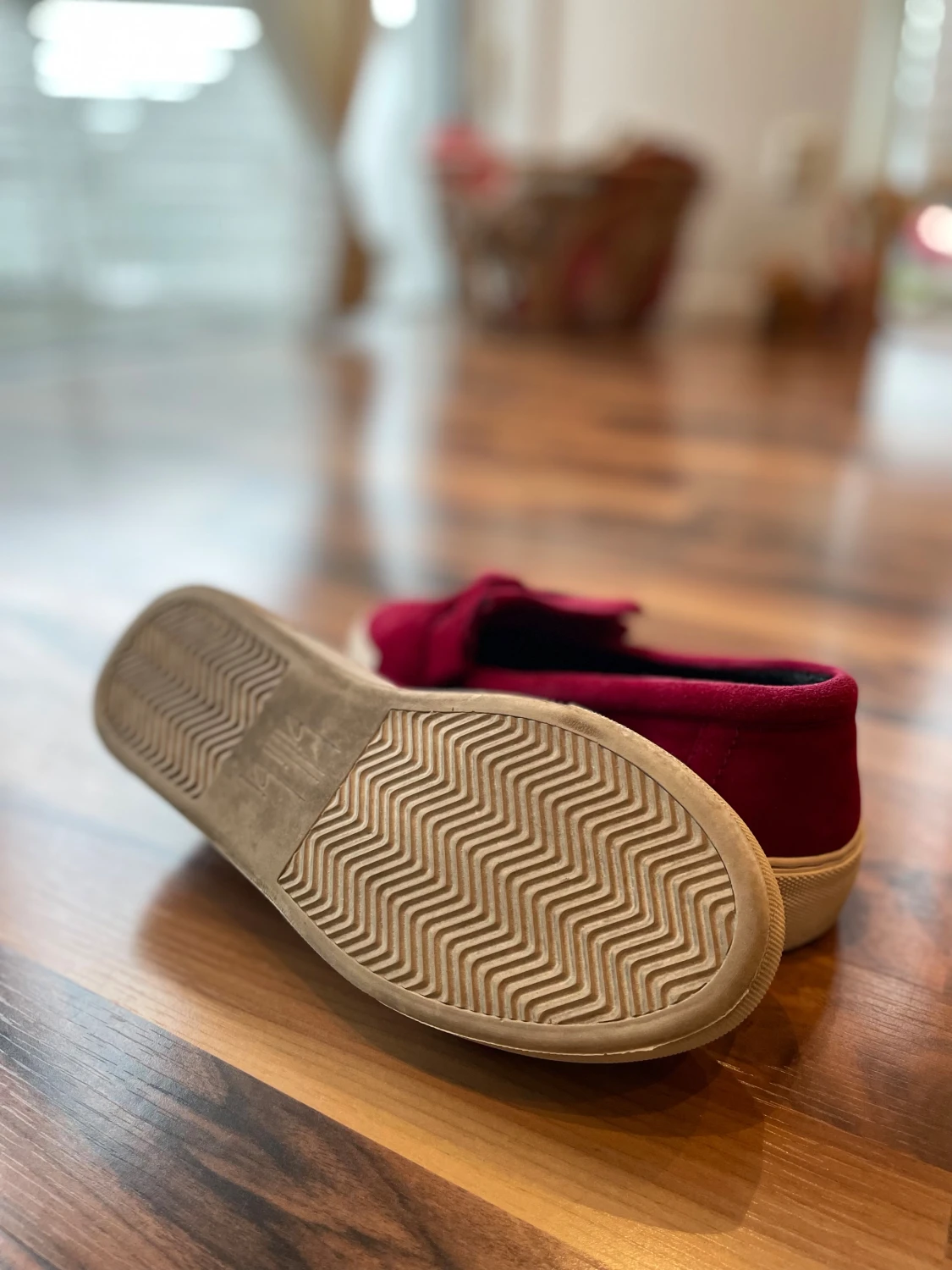 Röda rosett skor - 2