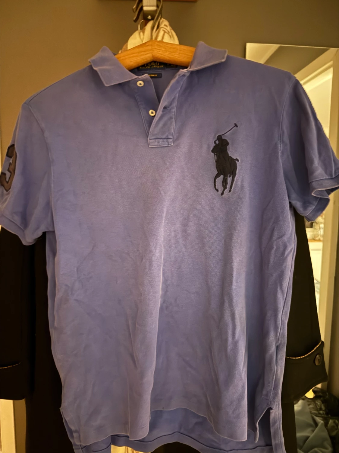 Blå pikétröja från Ralph Lauren - 1