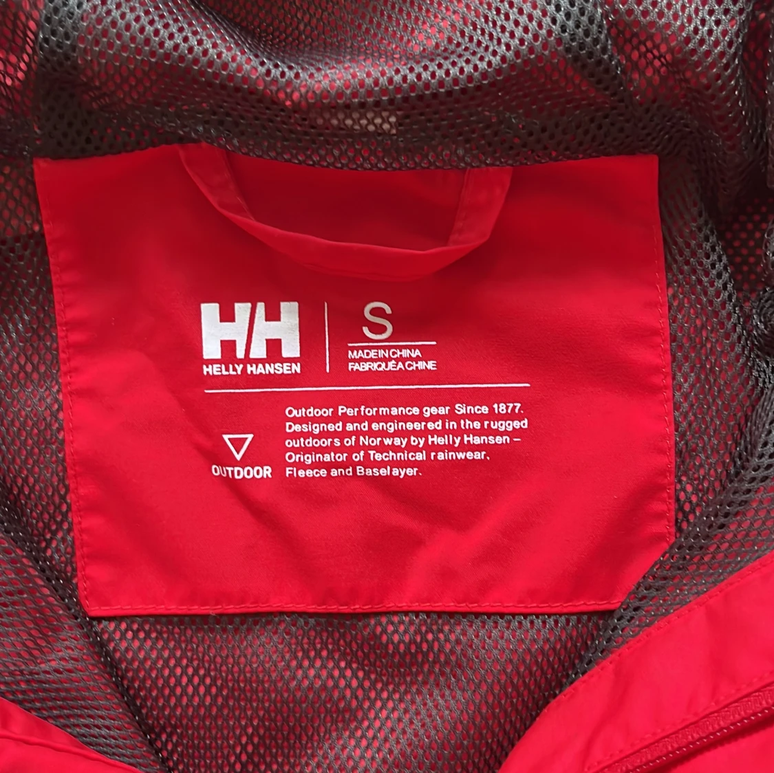 Röd Helly Hansen vindjacka S - 2