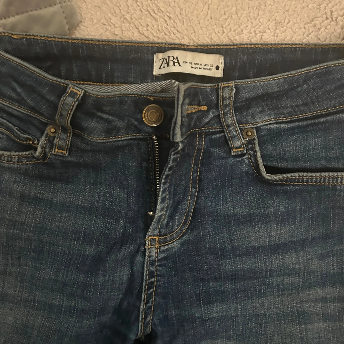 Blå jeans från Zara, bootcut - 1