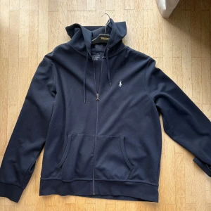 Ralph Lauren Zip hoodie blå - 7/10 Raffe zip hoodie blå