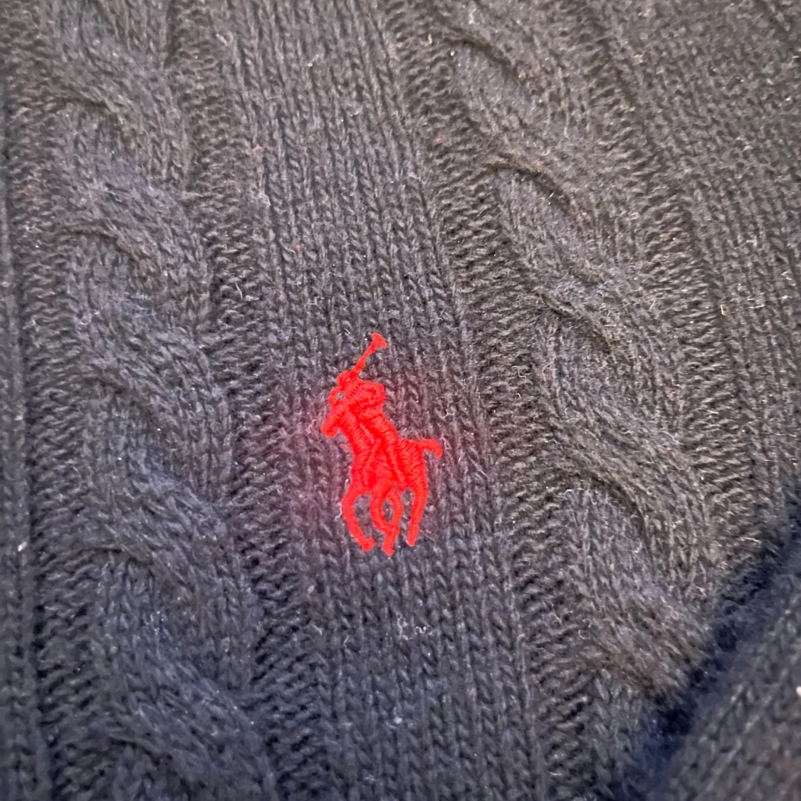 Svart kabelstickad tröja Polo Ralph Lauren - 2