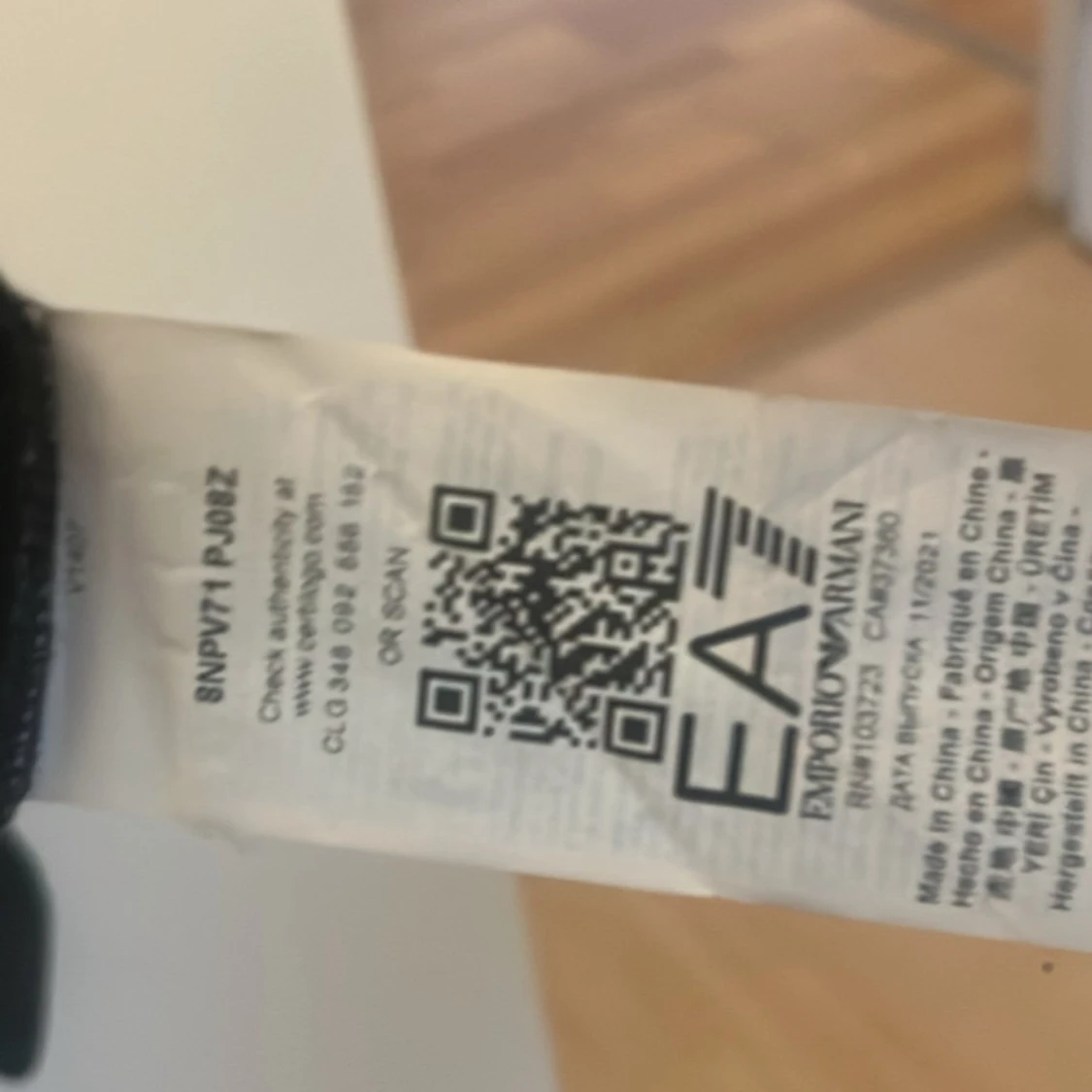 Svart vindjacka från EA7 Emporio Armani - 2