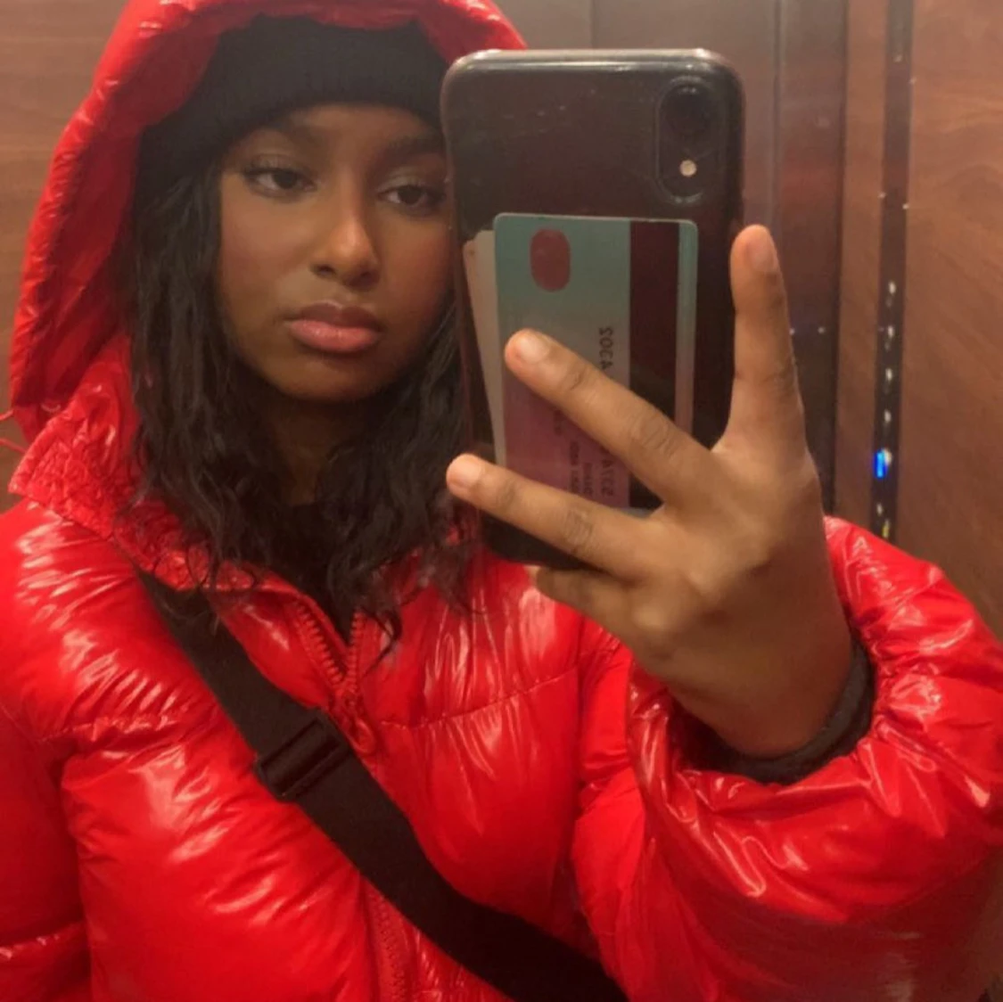 Röd pufferjacka från Vero Moda XS - 2