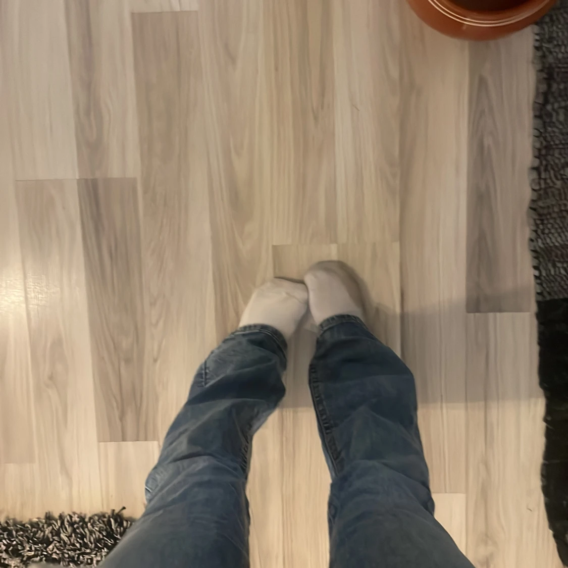 Blå bootcut jeans från Levi's - 2