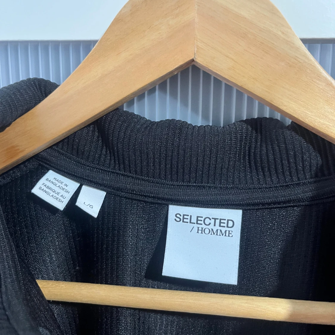 2 stycken jätte fina ribbstickade törjor från selected homme - 3