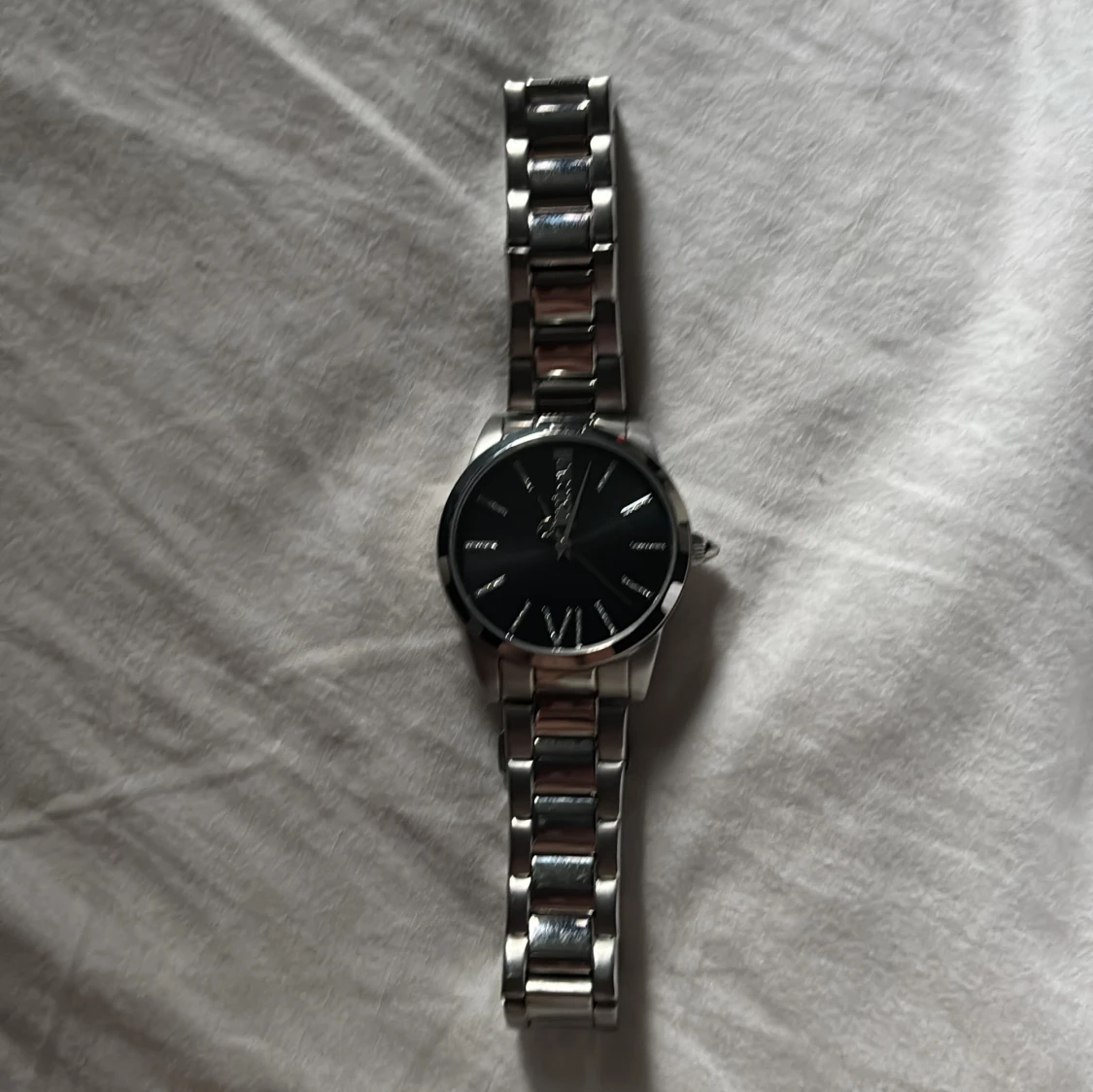 Svart och silver klocka från Justcavalli