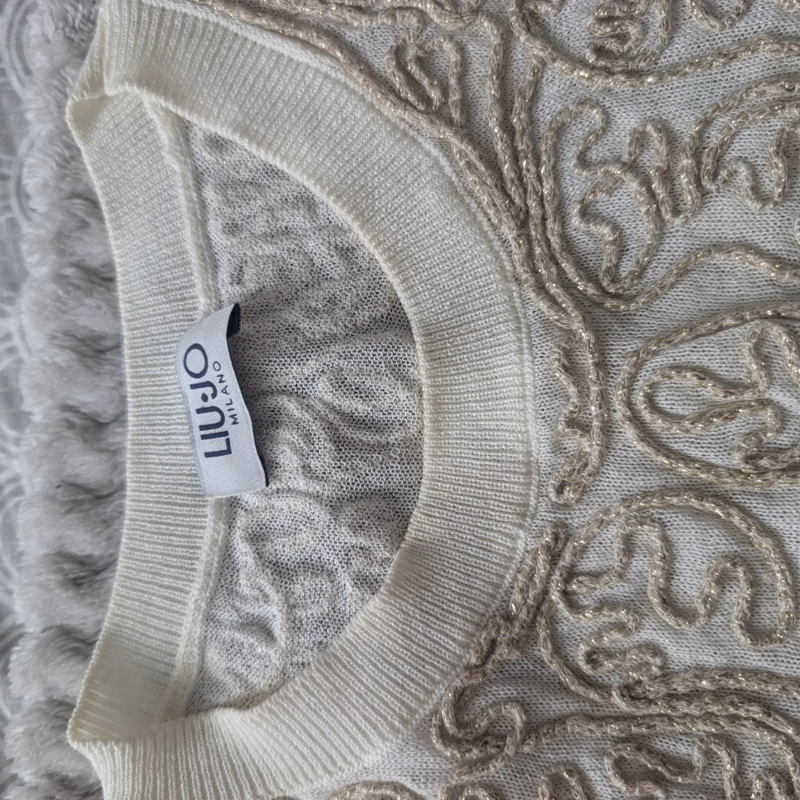 Beige omlottklänning från LIU JO - 2