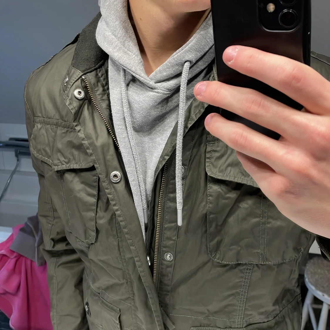 Field jacka - grå/grön - 2