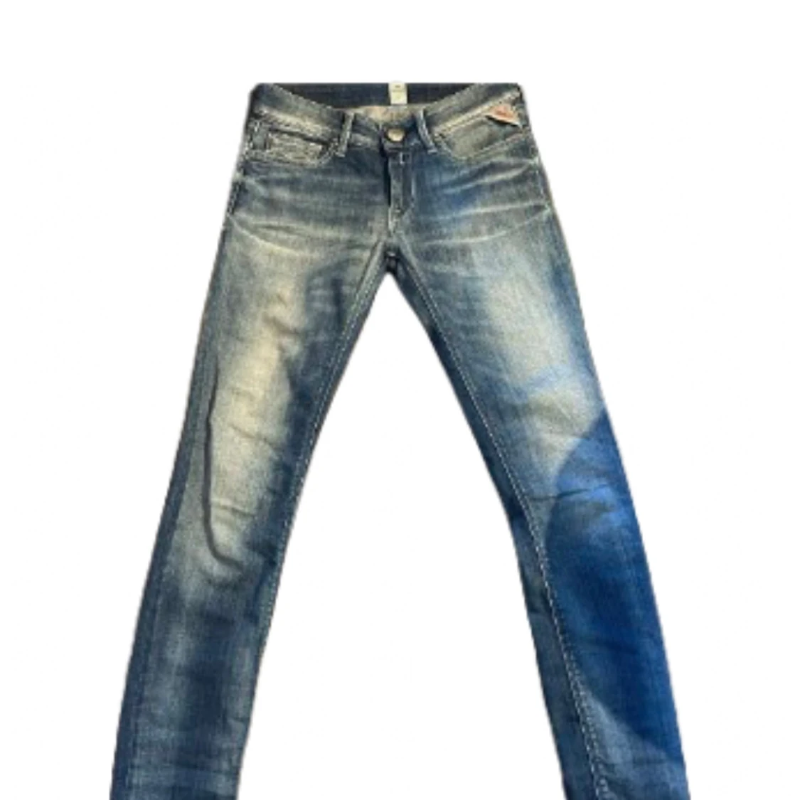 Replay skinny jeans i blå tvätt