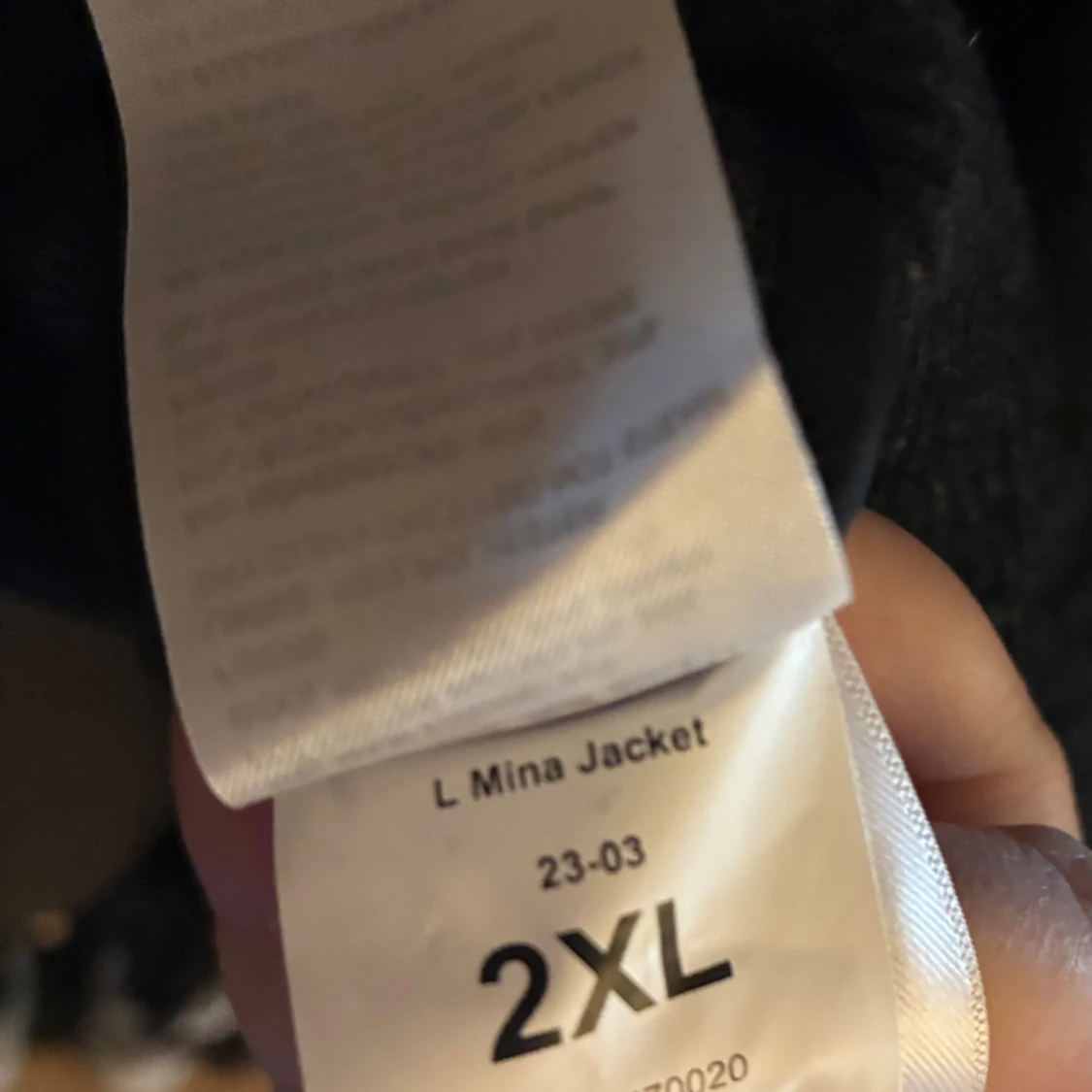 Mörkgrå melerad jacka i ullblandning - 3