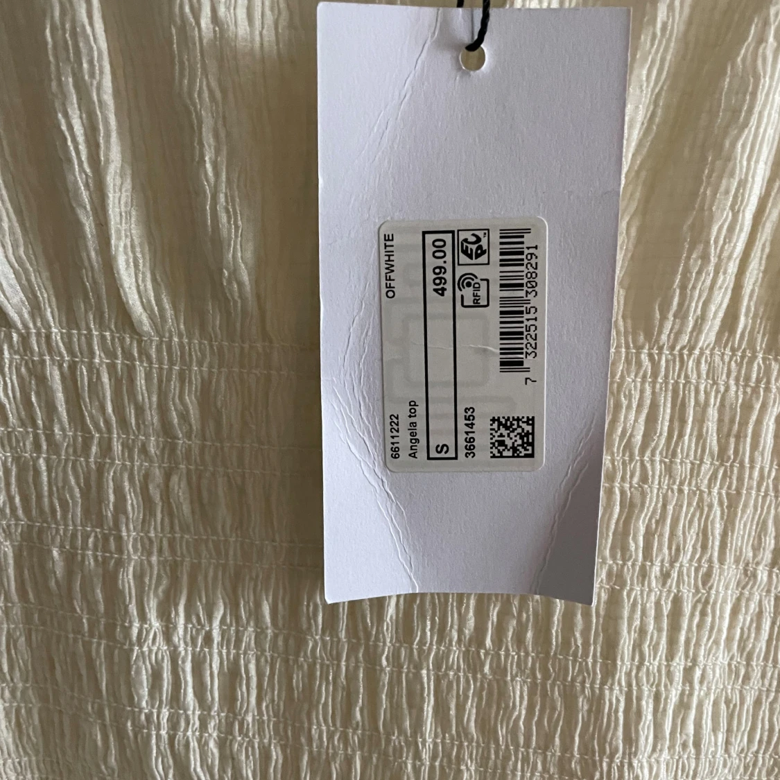 Offwhite blus från Stockh LM Studio - 2