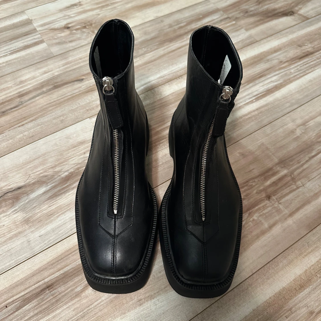 Svarta boots med dragkedja från ASOS