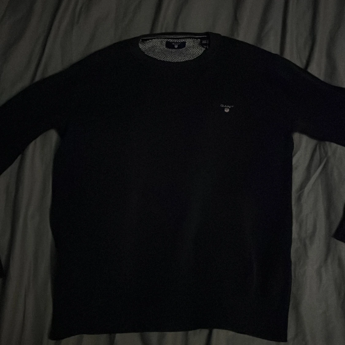 Svart stickad tröja från GANT