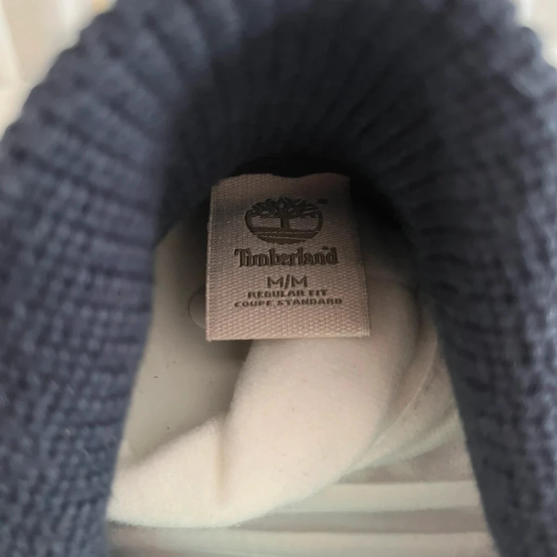 Mörkblå stickad kofta Timberland M - 3