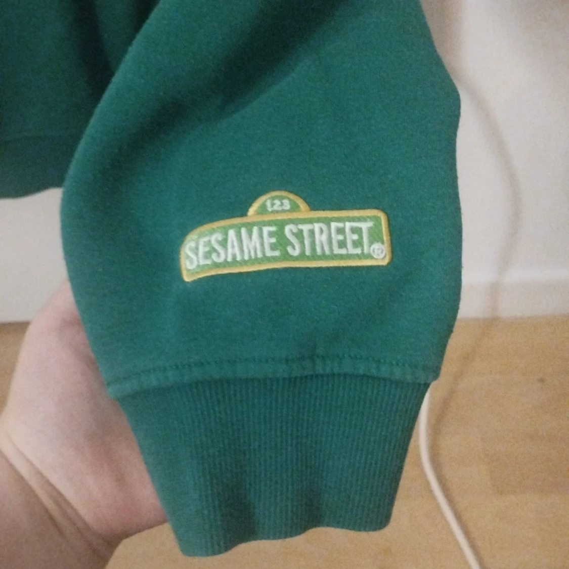 Grön Sesame Street sweatshirt H&M - 3