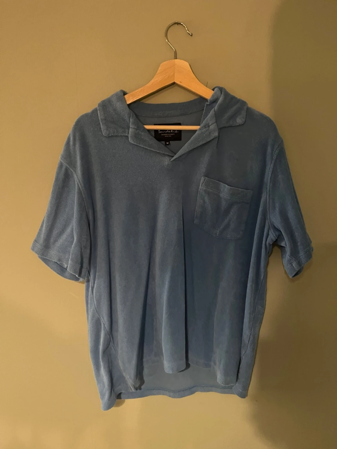 Blå frottétopp från Bondelid