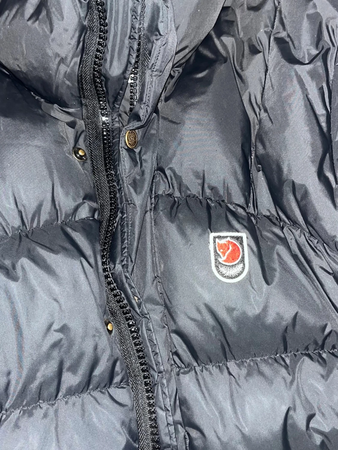 Svart Fjällräven Expedition dunjacka S - 1
