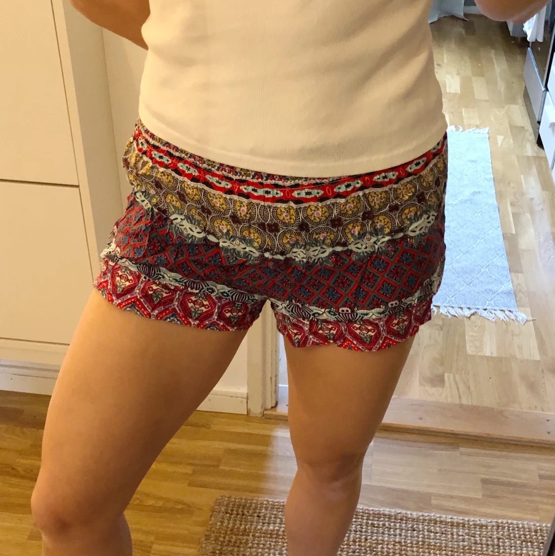 Mönstrade shorts storlek M - 90