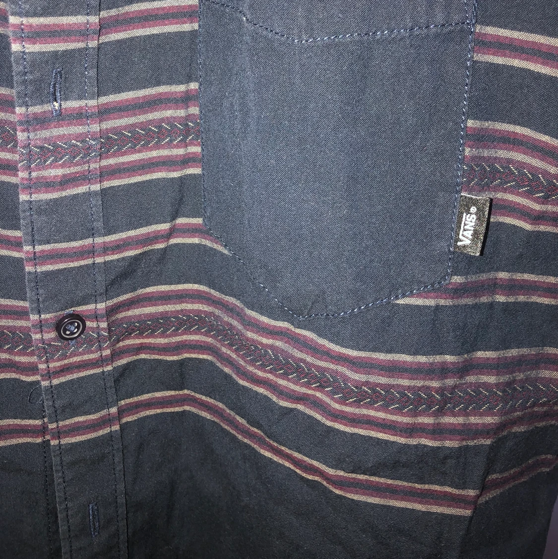 Blå vans skjorta  - 90