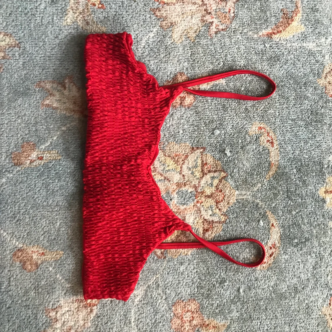 Röd bikini topp