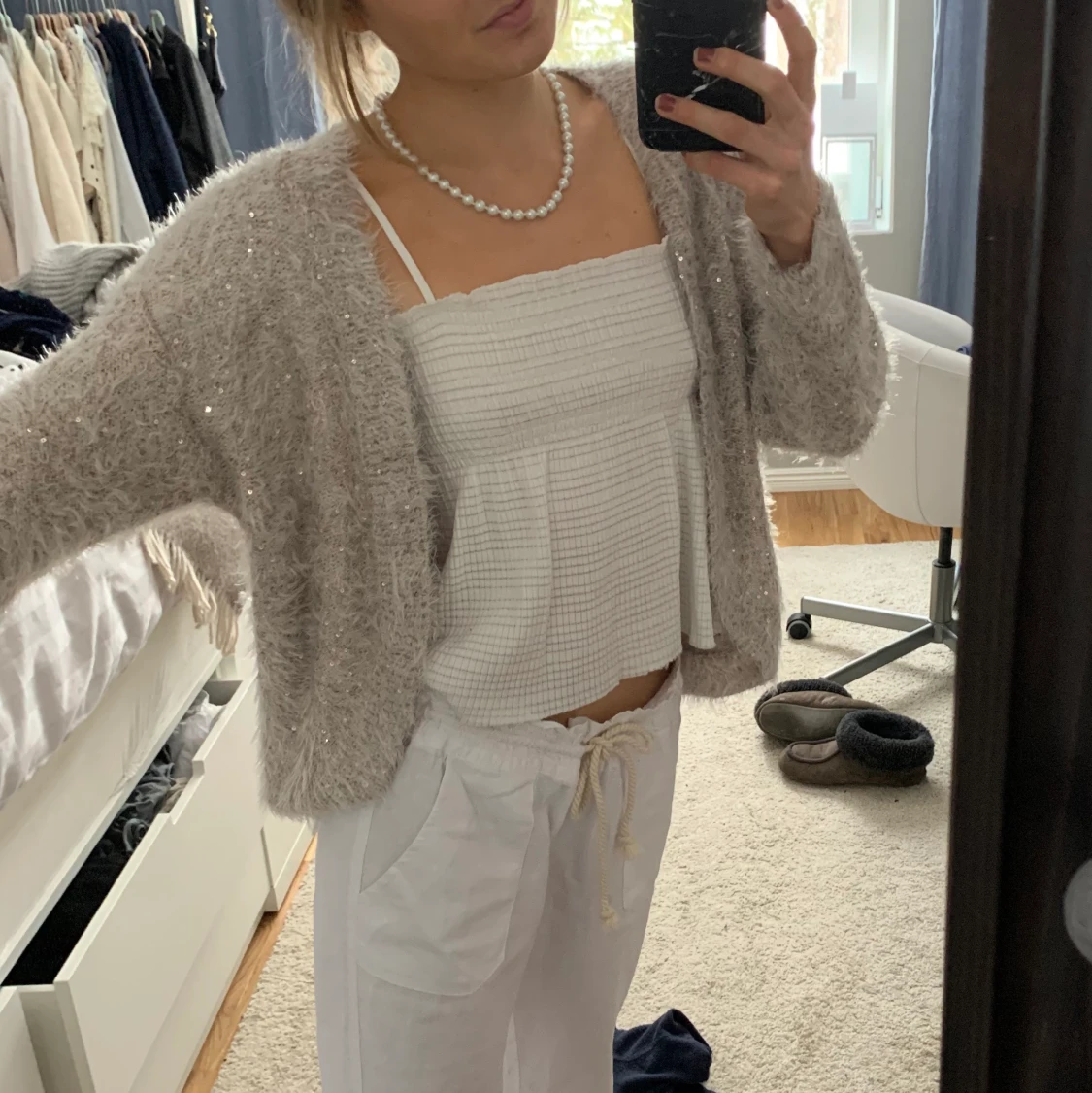 Riktigt ball glittrig kofta - 90