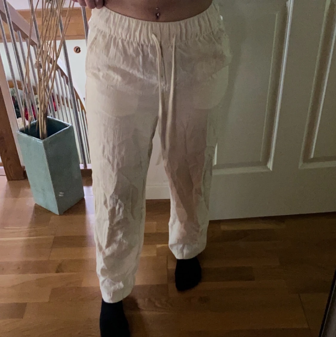 Linne byxor ifrån Hm