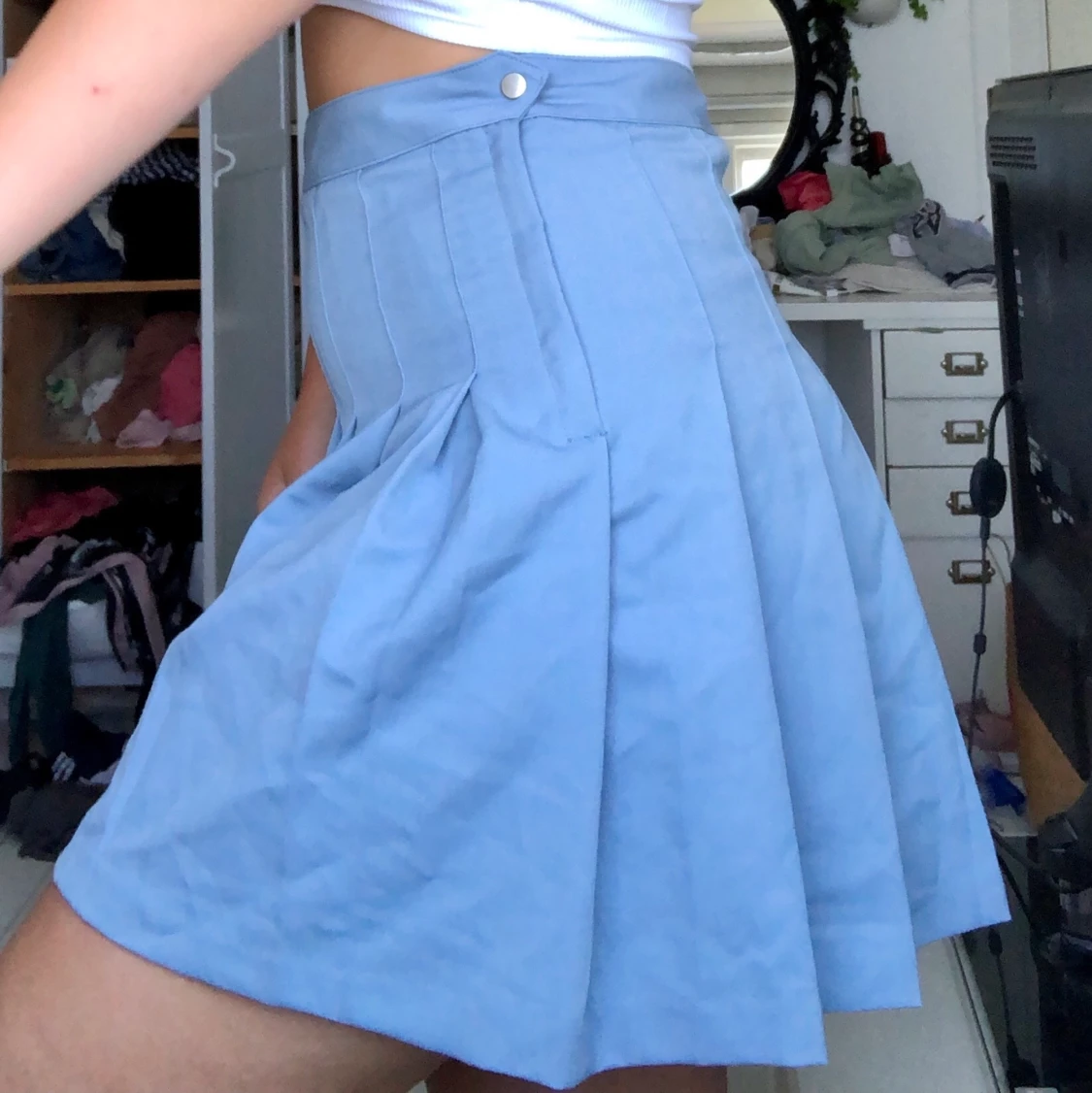 Blå kjol hm - 90
