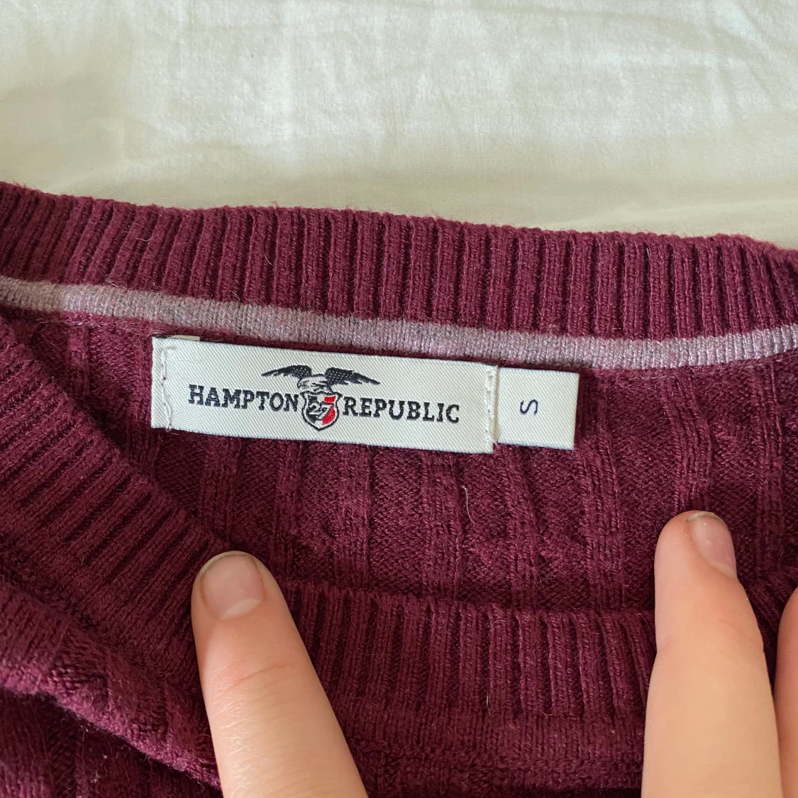 Kabelstickad tröja - 90