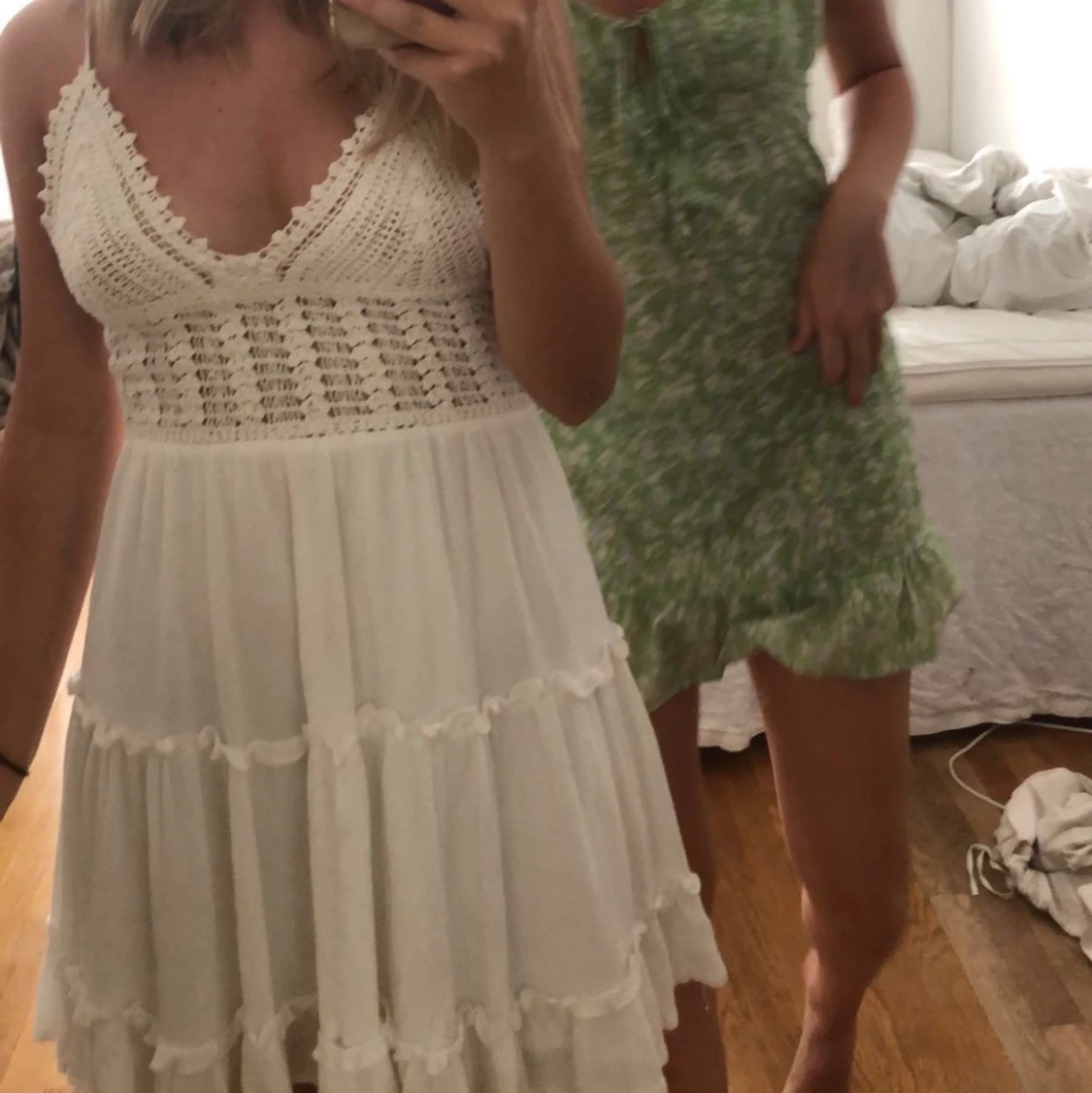 Vit klänning  - 90