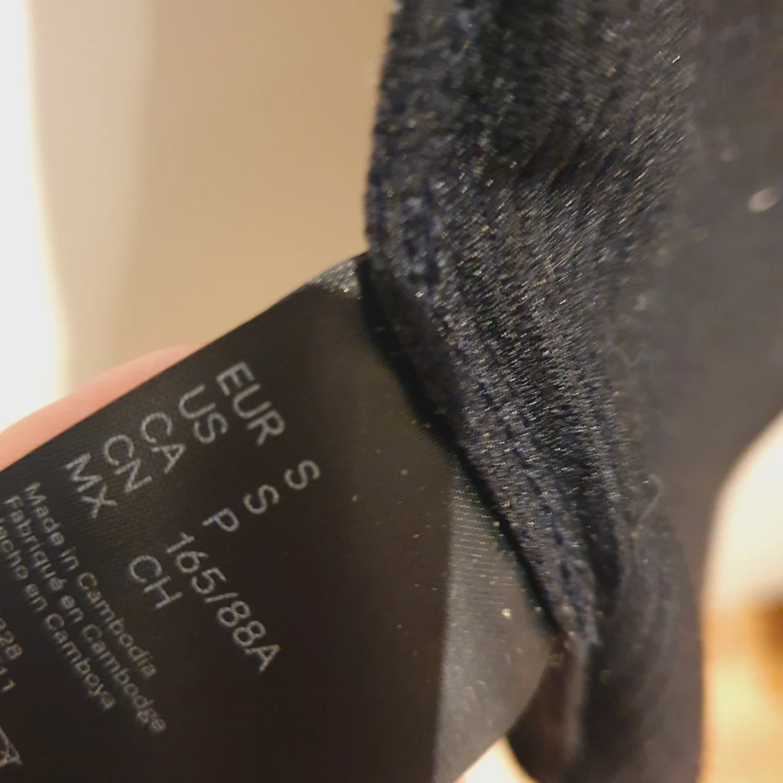 Svart klänning stl s