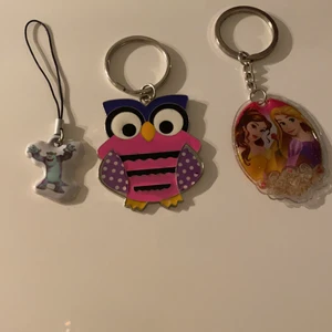 Nyckelringar - Vill sälja dessa nykelringar pga använder ej. säljer styck för 20 och frakt inkluderat