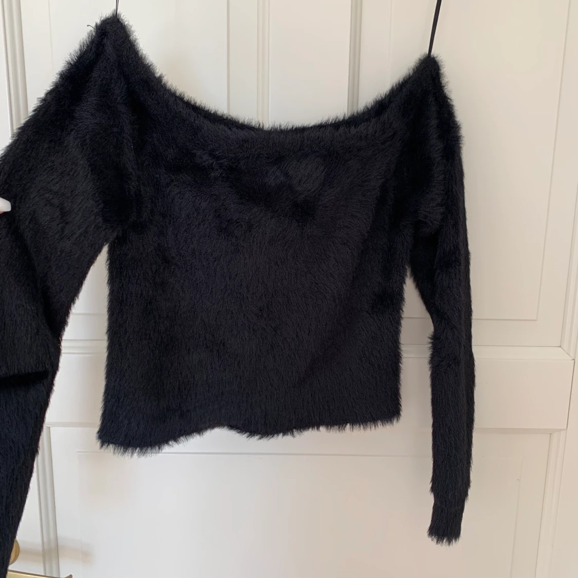 Svart off shoulder topp