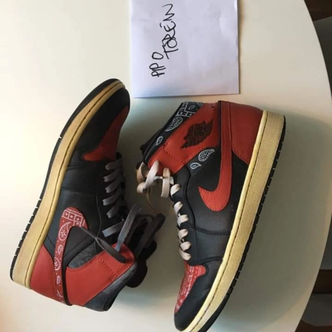 Air jordan 1 custom äkta - 90