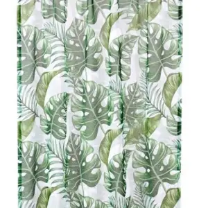 Två Fina gröna tropiska gardinlängder från Hemtex. Storlek 120x240cm. Mycket bra skick. Köparen står för frakten:)